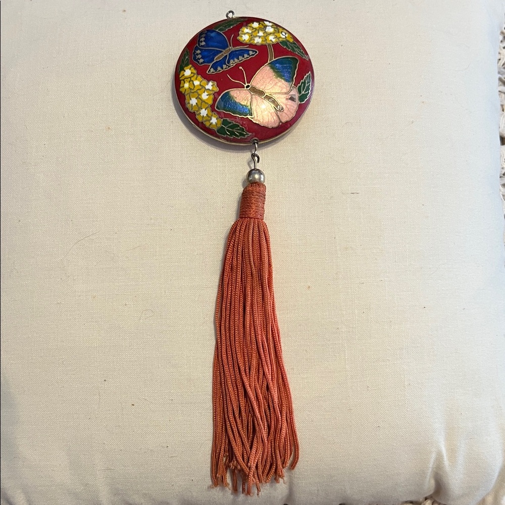 Colorful‎ cloisonné Butterfly Pendant